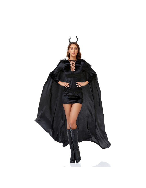 Capes Sleeping Curses Evil Witches Evil Horned Devil Costumes Cosplay DL2028