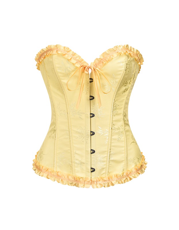 Women Sexy Corsets Bustiers Floral Burlesque Vintage Corset M26046