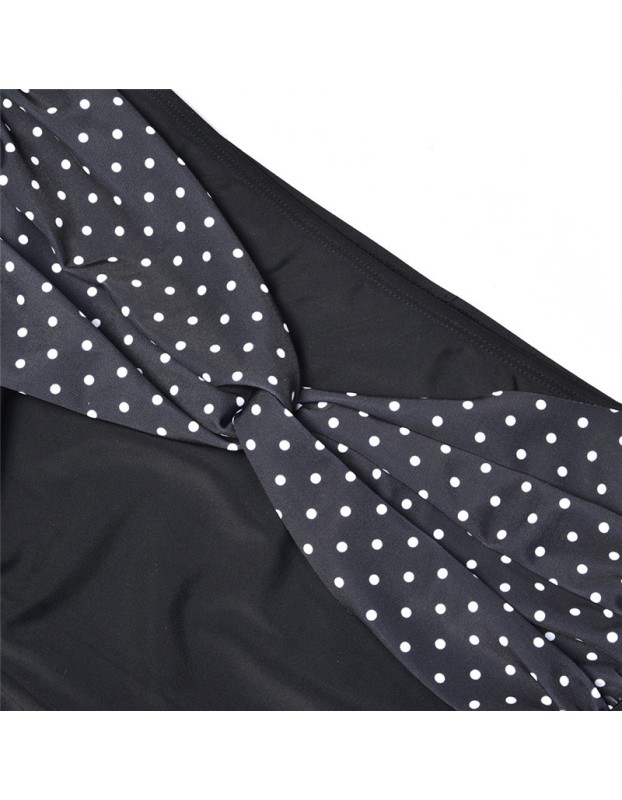 Women Sexy Polka Dot Two Piece Swimsuit Plus Size HF42