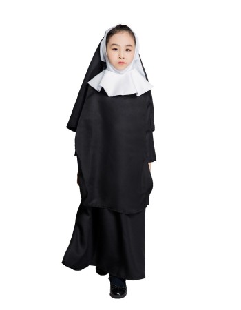 2019 new design children  woman dress uniform for costume carnival costume nun uniformM40646