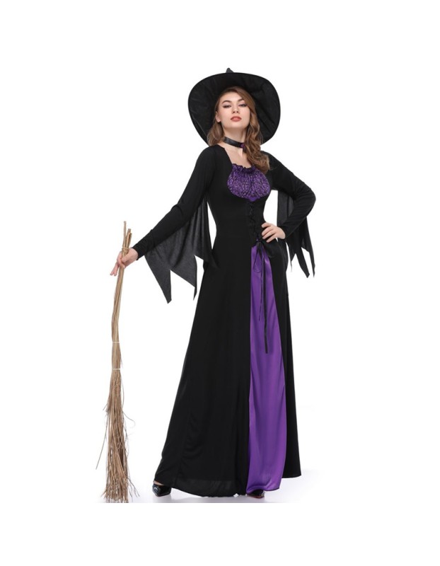 Medieval Adult Cosplay Witch Gothic Queen Costume m40526