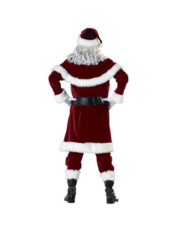 Deluxe Velvet Christmas Santa Claus Suit m1105