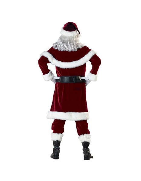 Deluxe Velvet Christmas Santa Claus Suit m1105