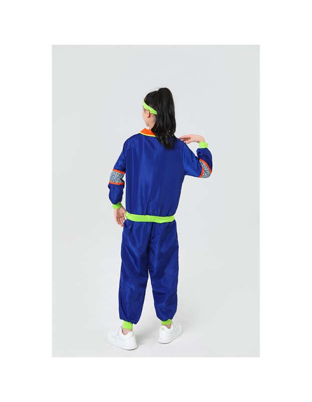 Girl 70s Disco Retro Hippie Costume Fancy Clothes Hippie Pants Children Costume