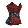 Rivet Jacquard Steampunk Steel Boned Corset Belt M1425