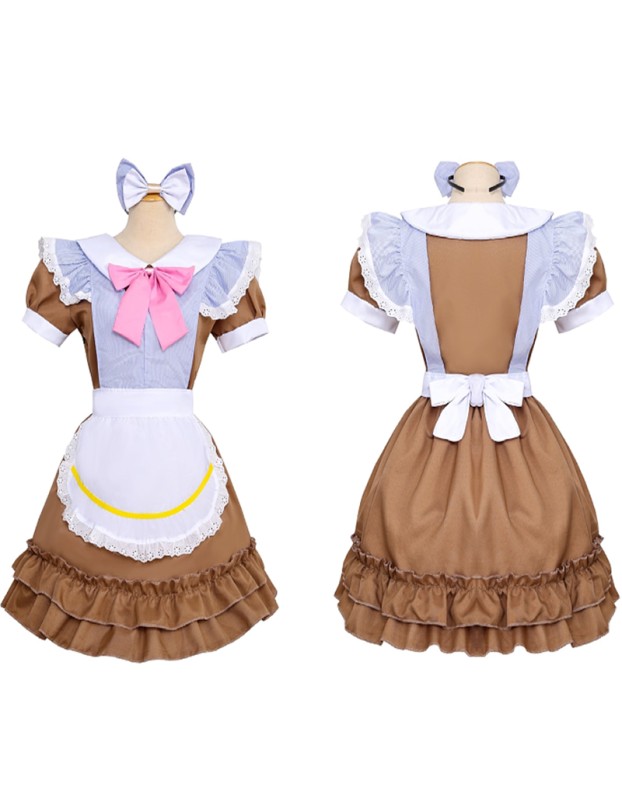 Lolita Clothes Maid Uniforms For Ladies Character Costume XH6234