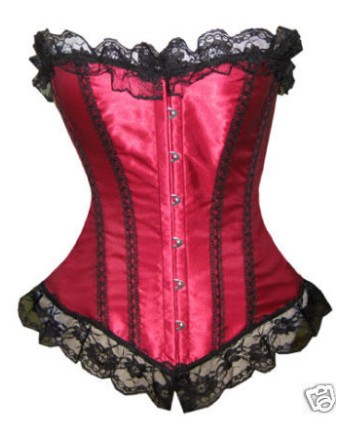 rose lace bundle of edge corset M1596