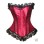 rose lace bundle of edge corset M1596