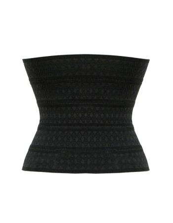 New arrival black steel bone lace corset for women M1326