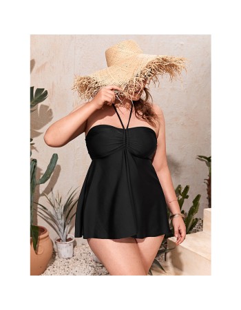 Sexy Halter Bikini For Women Black Slip Bikini Dress Backless Swimsuit 568