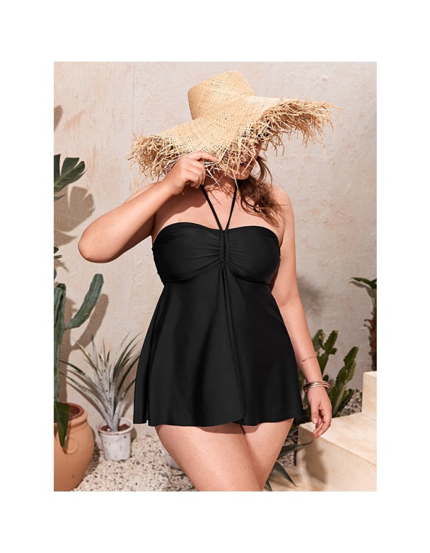 Sexy Halter Bikini For Women Black Slip Bikini Dress Backless Swimsuit 568