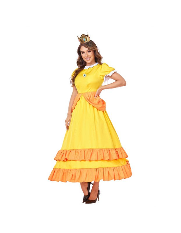 Super Mario Brothers Peach Blossom Princess Brigitte Costume Princess Brigitte SM10