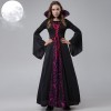 Halloween Evil Demon Court Queen Vampire Stage Costume Cosplay Dress YM8728