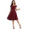 Round Neck Satin Fall Sleeves Spring Dresses Women Sexy CD1768