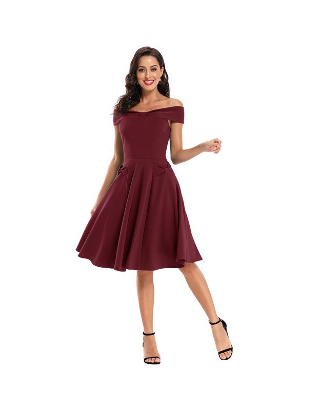 Round Neck Satin Fall Sleeves Spring Dresses Women Sexy CD1768