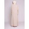 Stylish Patchwork Flared Sleeves Temperament Dress Long Women Dress 21668