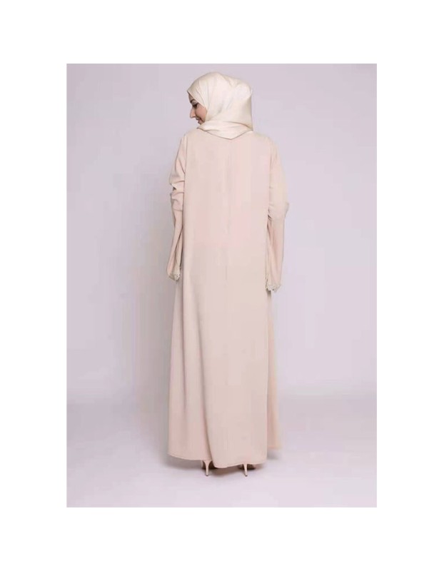 Stylish Patchwork Flared Sleeves Temperament Dress Long Women Dress 21668