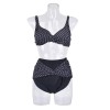 Women Sexy Polka Dot Two Piece Swimsuit Plus Size HF42