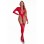 High Split Catsuit For Women Sexy Leather Bodycon Jumpsuit Shapewear Bodysuit M6821