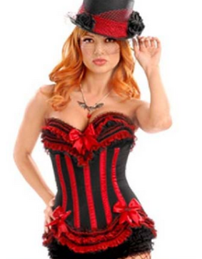 sexy lace bundle of edge corset M1690