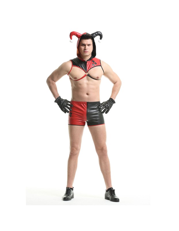 Halloween Cosplay Clown Halle KuiYin Costumes Men Party Demon XY82220