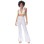 Hippie Costume Disco Dance Nightclub Women Sexy White Retro Cosplay MS5036