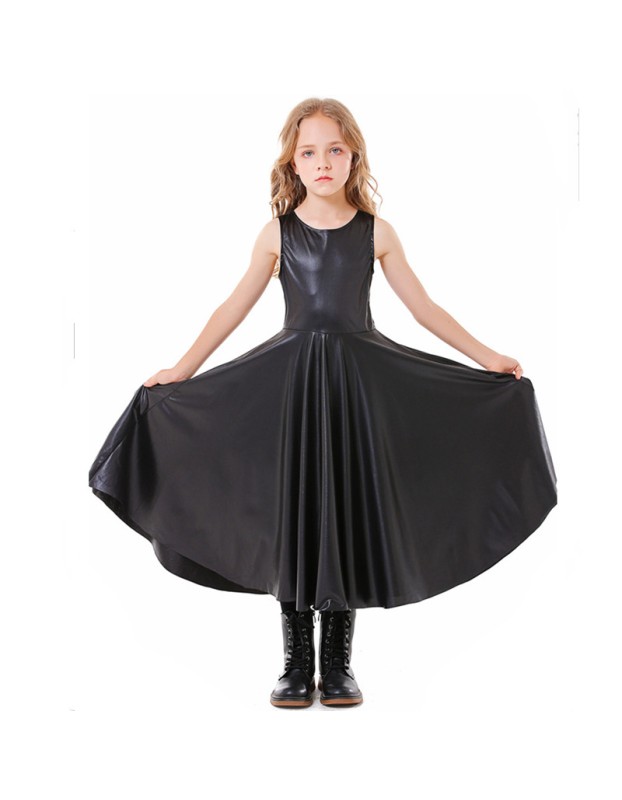Cosplay Evil Queen Disfraces Halloween Witch Gown Girls Dress Kids Costume M40769