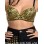 Fashion gold bra M5289a
