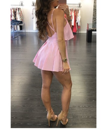 V-Neck Girls Sexy Night Party Casual Mini Dresses
