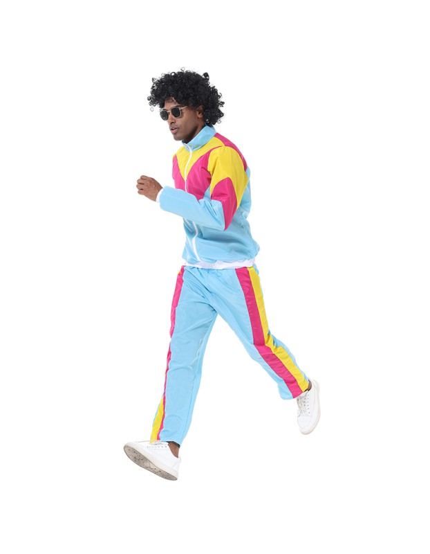 Halloween Couple Set Retro Costume 70's Disco Hippie Dance Cosplay Disco MS5580-5587
