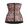 New style leopard latex corsets for women M1303L