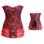 red long satin corset m1952