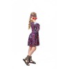 Carnival Children Vintage Hippie Disco Costume Cosplay Costume Purple Skirt YM5819