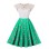 French Crew-Neck Dress Princess Style Lace Stitching Advanced Design Dress 5113