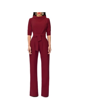 Women Office Lady Jumpsuit M8189
