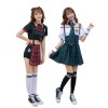 Japanese school girl Dress cheerleading performance clothe M40709-2