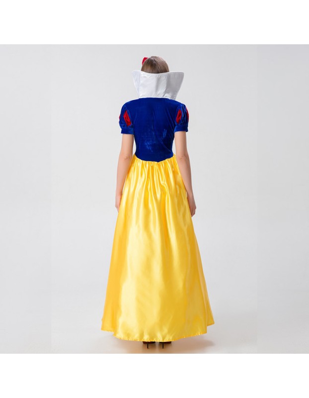 Princess Dress Show Cosplay Luxury Short Sleeved Snow White Dress YM8713