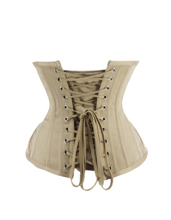 Mesh Breathable Short Court Gothic Embroidered Shapewear Corset WK2250
