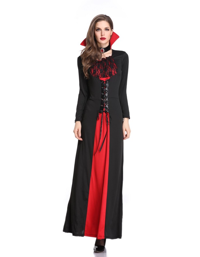 Sexy Vampire Long Dress costume M40625