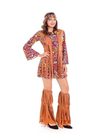 hippie costume Indian costume women  costume M40411