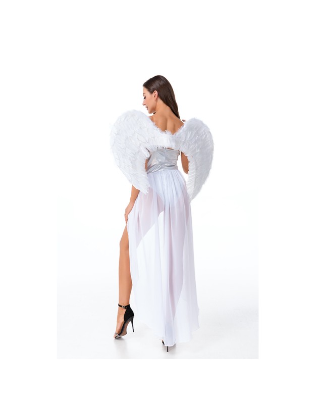 White Love Angel Cosplay Costume Sexy Swimsuit One Piece MS4892