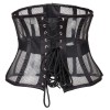 Black Apricot Breathable Mesh Underbust Waist Corset M1431