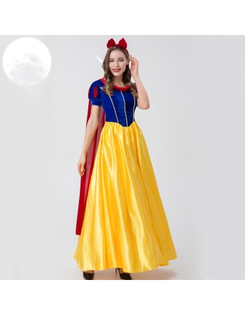 Princess Dress Show Cosplay Luxury Short Sleeved Snow White Dress YM8713