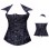 black jacquard corset m1880