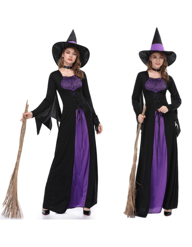 Medieval Adult Cosplay Witch Gothic Queen Costume m40526