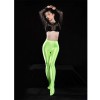 Sexy Thin Transparent Oil Women Shine Leggings Dance Yoga Pants XX1851