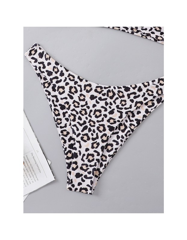 Two Piece Swimsuit Bikini Set Women Swimwear Leopard Sexy Bikini A2201