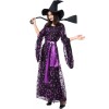 Print Funny Magic Broom Witch Cosplay Costume Wizard Jumpsuit Halloween M40768