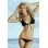 Front open black bikini set M5120