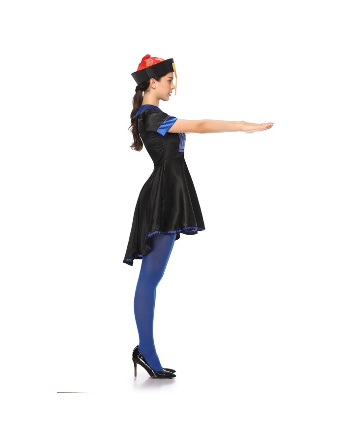 Qing Dynasty costume female zombie dress M40731